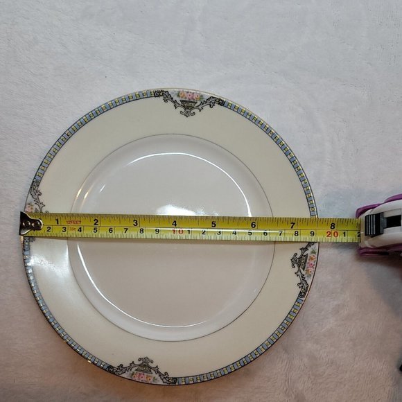 Antique Noritake "CORTEZ" Pattern China 7 1/2" Salad Plate Circa 1917 - Picture 6 of 6